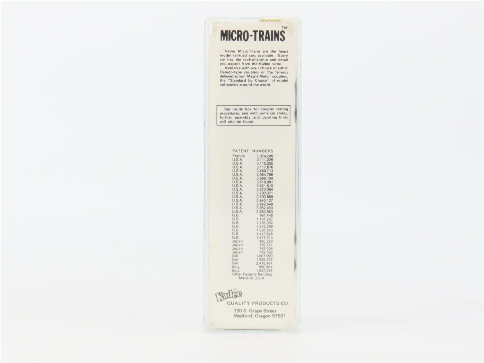 N Scale Kadee Micro-Trains MTL 24140 PICK Pickens 40' Single Door Box Car #40017