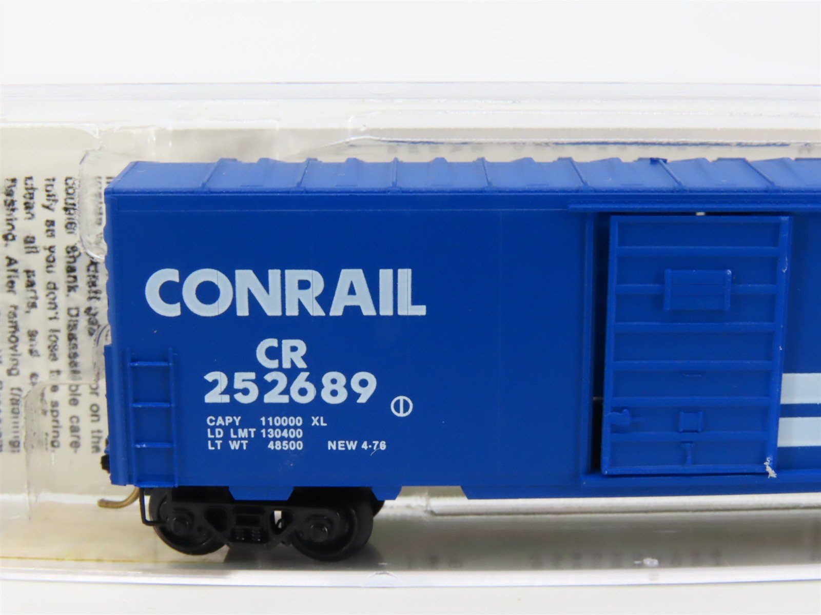 N Scale Micro-Trains MTL 24130 CR Conrail 40' Single Door Box Car #252689