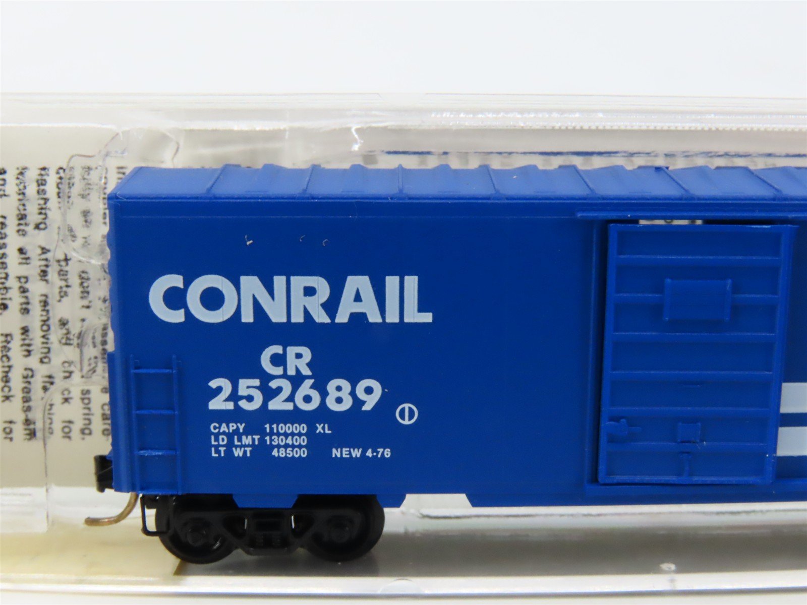 N Scale Micro-Trains MTL 24130 CR Conrail 40' Single Door Box Car #252689