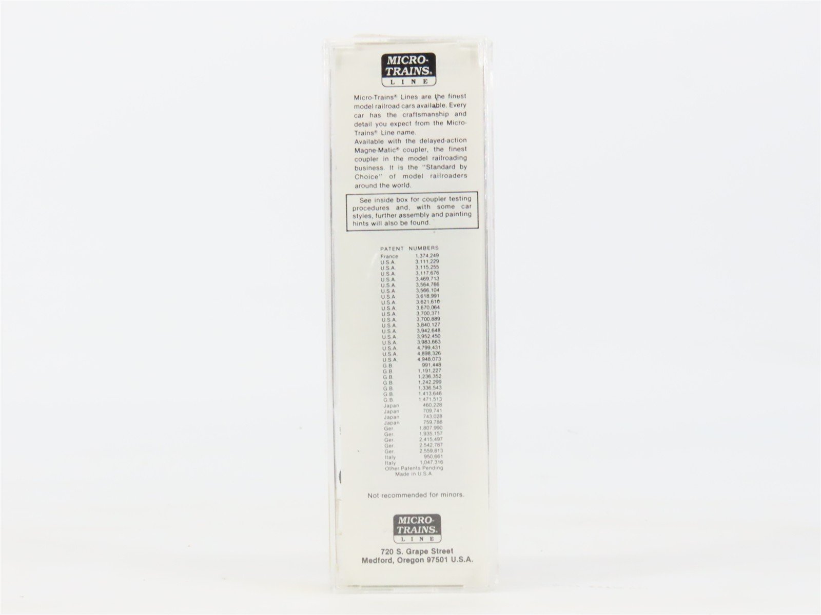 N Scale Micro-Trains MTL 24130 CR Conrail 40' Single Door Box Car #252689