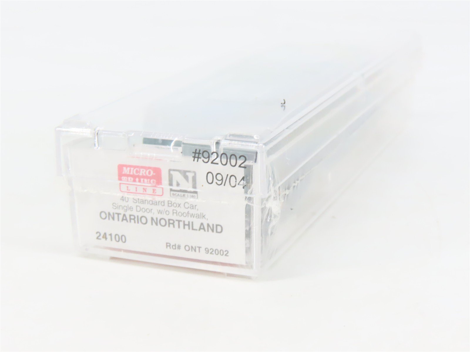 N Scale Micro-Trains MTL 24100 ONT Ontario Northland 40' Box Car #92002