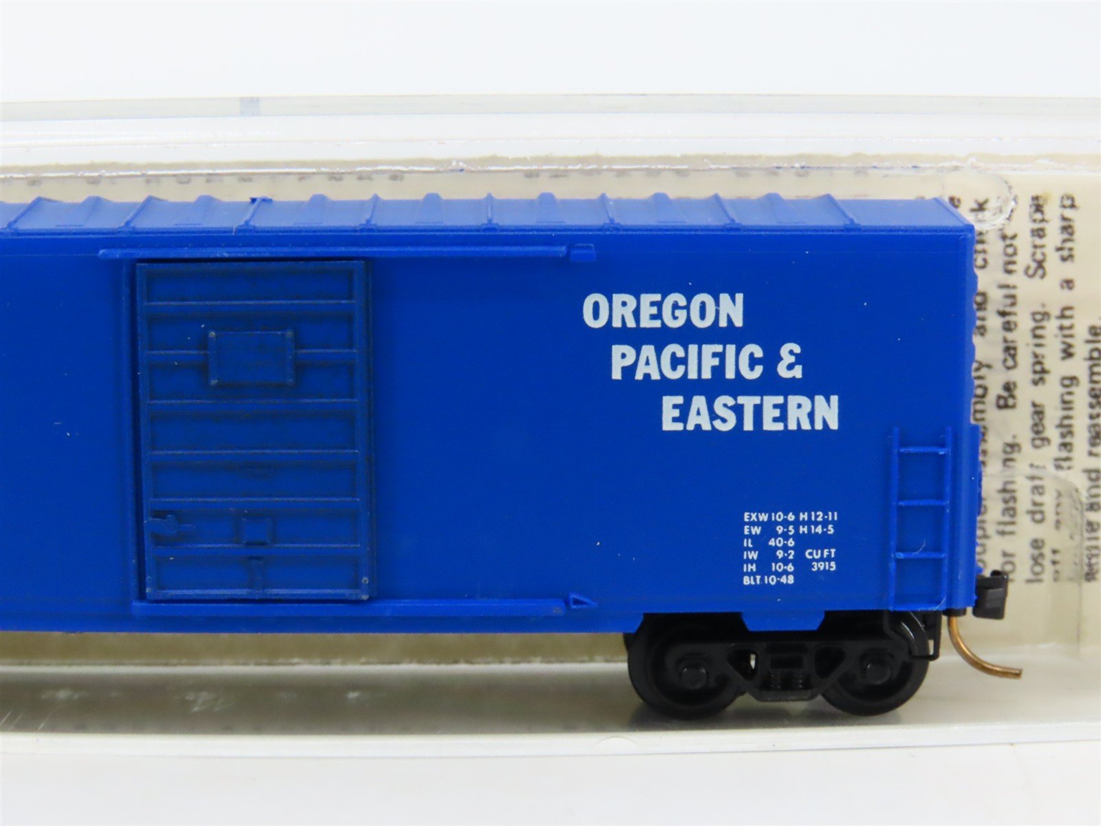 N Kadee Micro-Trains MTL 24110 OP&E Oregon Pacific & Eastern 40' Box Car #1033