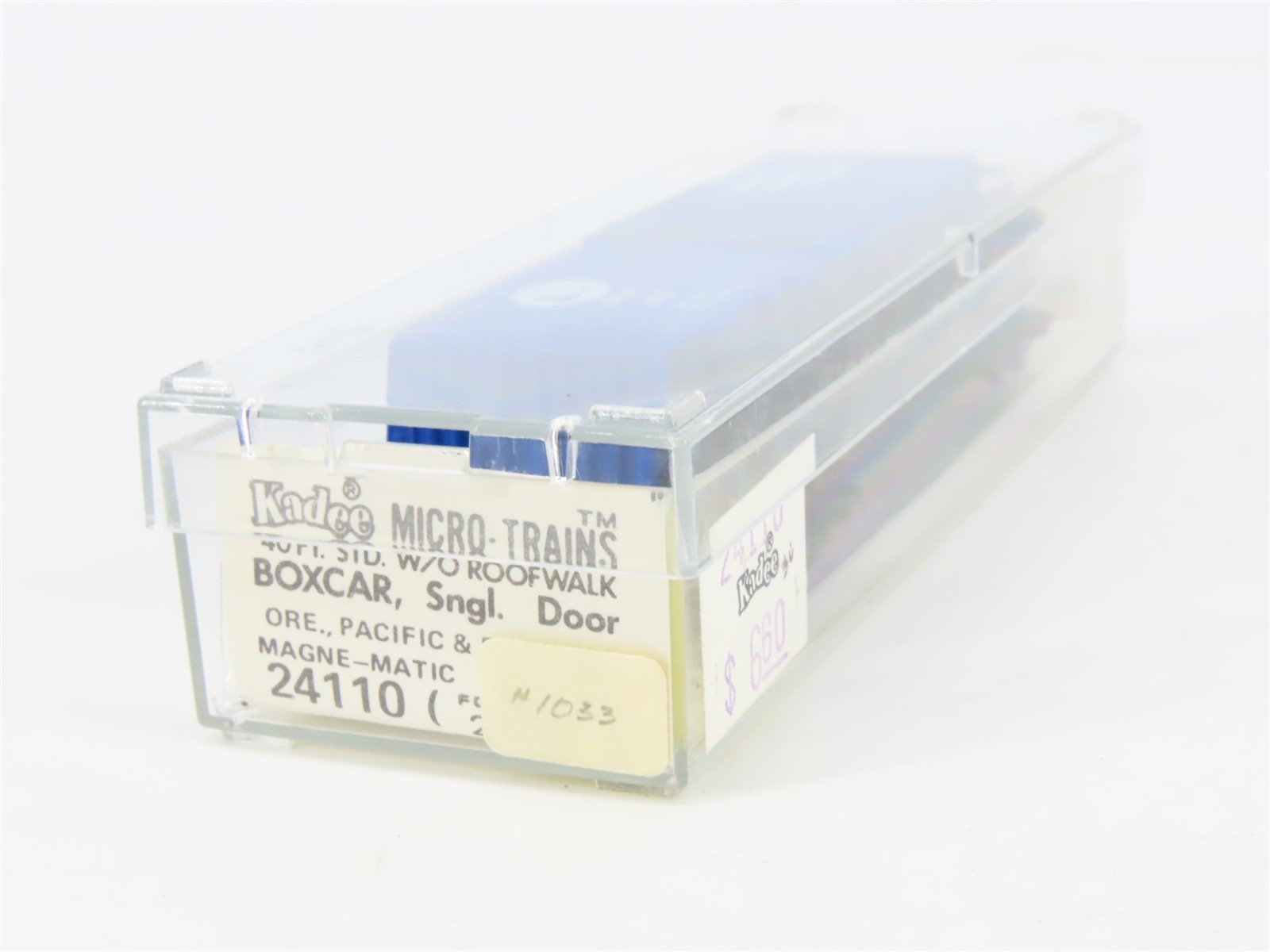N Kadee Micro-Trains MTL 24110 OP&E Oregon Pacific & Eastern 40' Box Car #1033