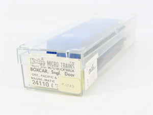 N Kadee Micro-Trains MTL 24110 OP&E Oregon Pacific & Eastern 40' Box Car #1033