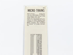 N Kadee Micro-Trains MTL 24110 OP&E Oregon Pacific & Eastern 40' Box Car #1033