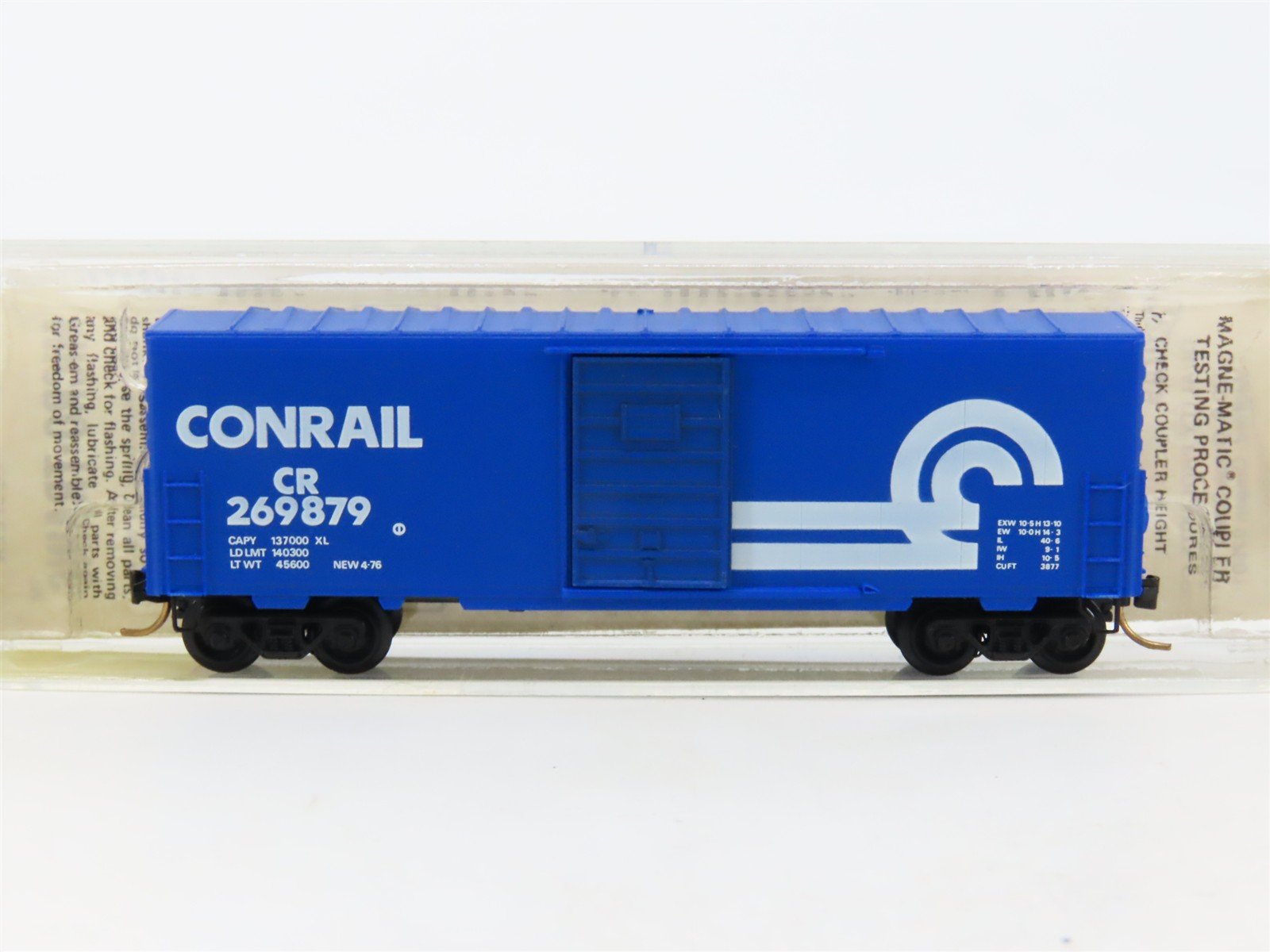N Scale Kadee Micro-Trains MTL 24130 CR Conrail 40' Single Door Box Car #269879