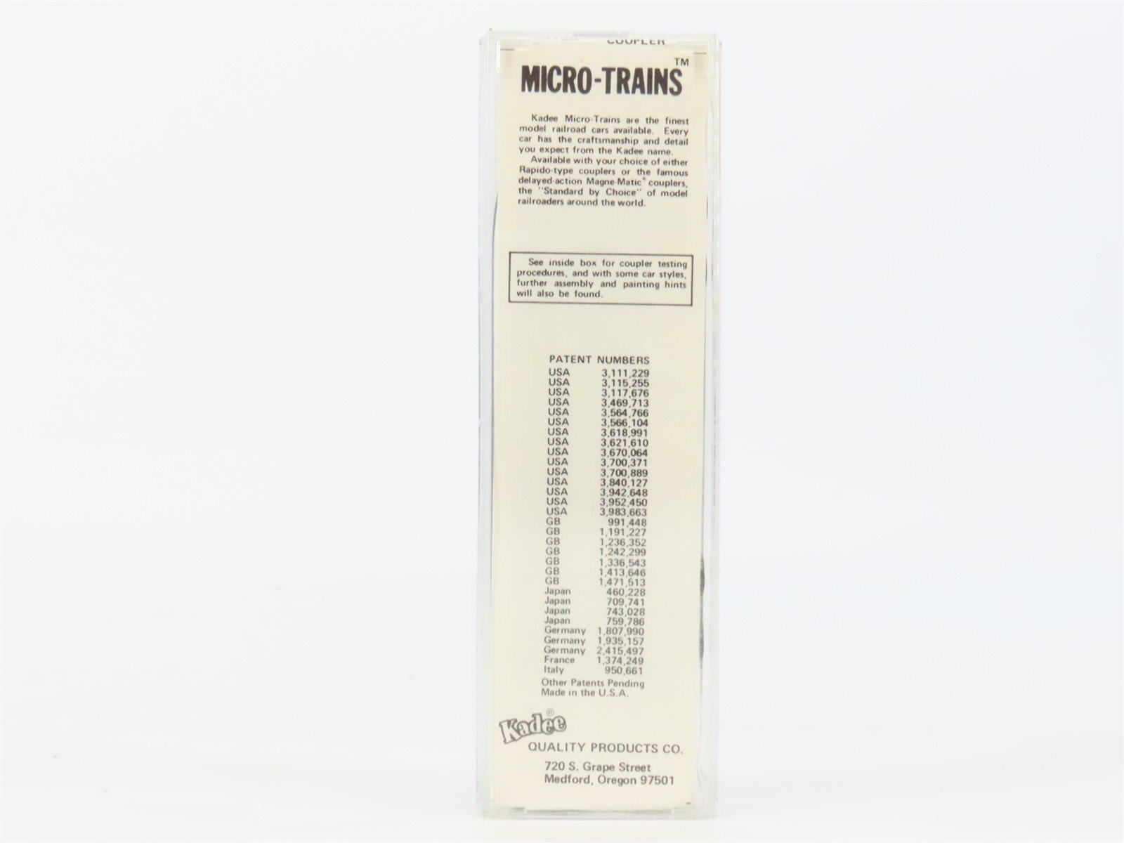 N Scale Kadee Micro-Trains MTL 24130 CR Conrail 40' Single Door Box Car #269879