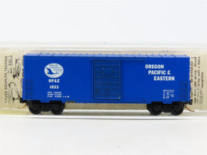 N Kadee Micro-Trains MTL 24110 OP&E Oregon Pacific & Eastern 40' Box Car #1033