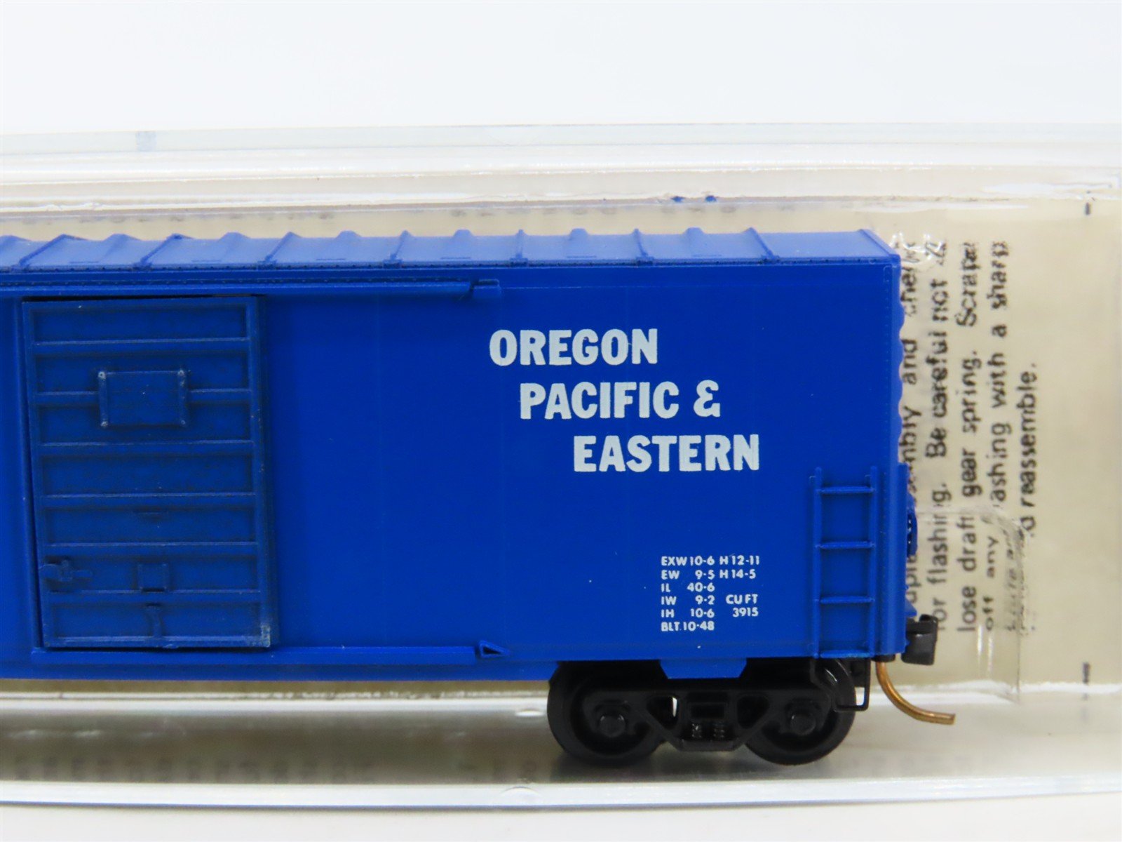 N Kadee Micro-Trains MTL 24110 OP&E Oregon Pacific & Eastern 40' Box Car #1033