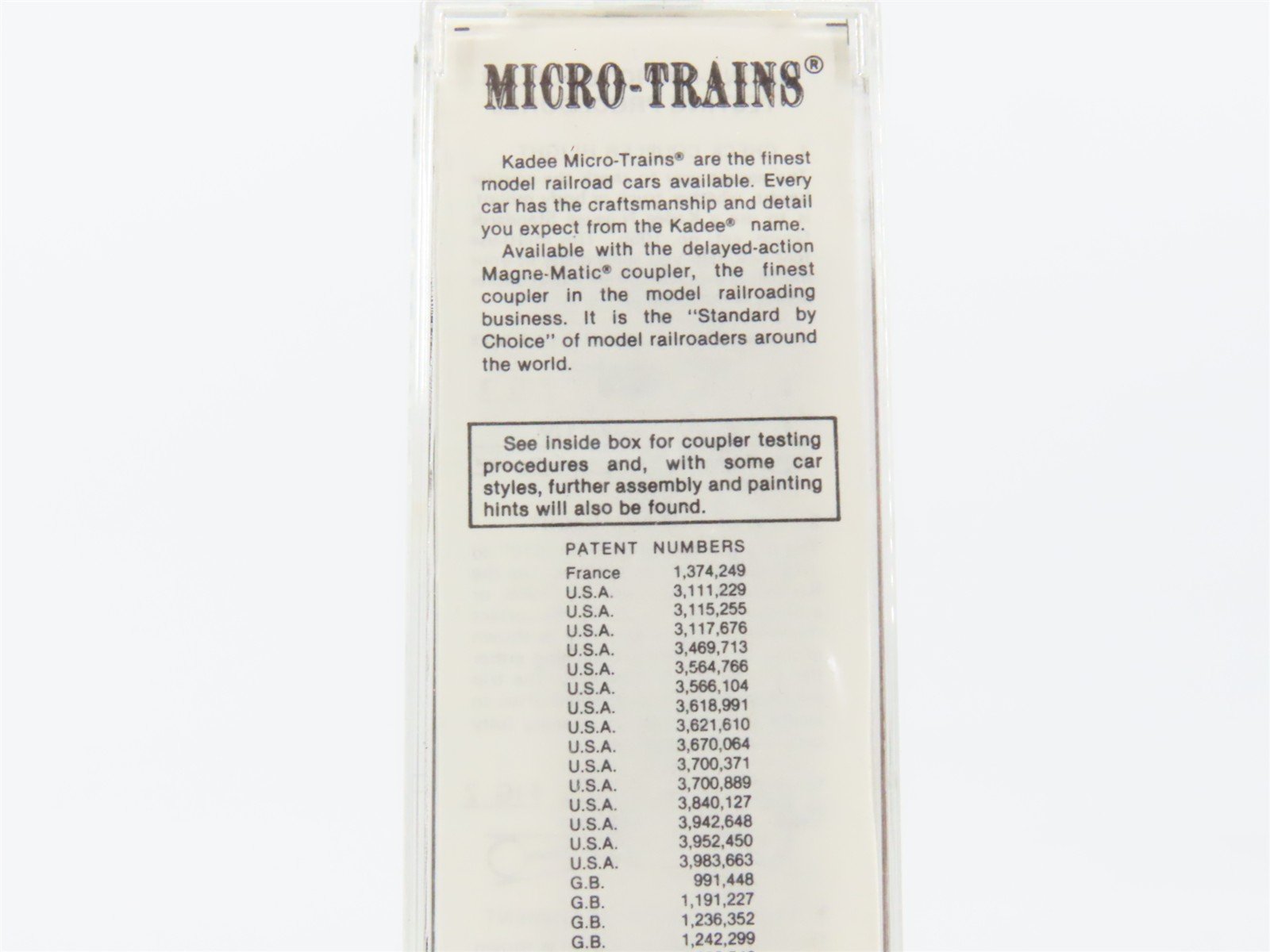 N Scale Kadee Micro-Trains MTL 24190 MP Missouri Pacific 40' Box Car #128730