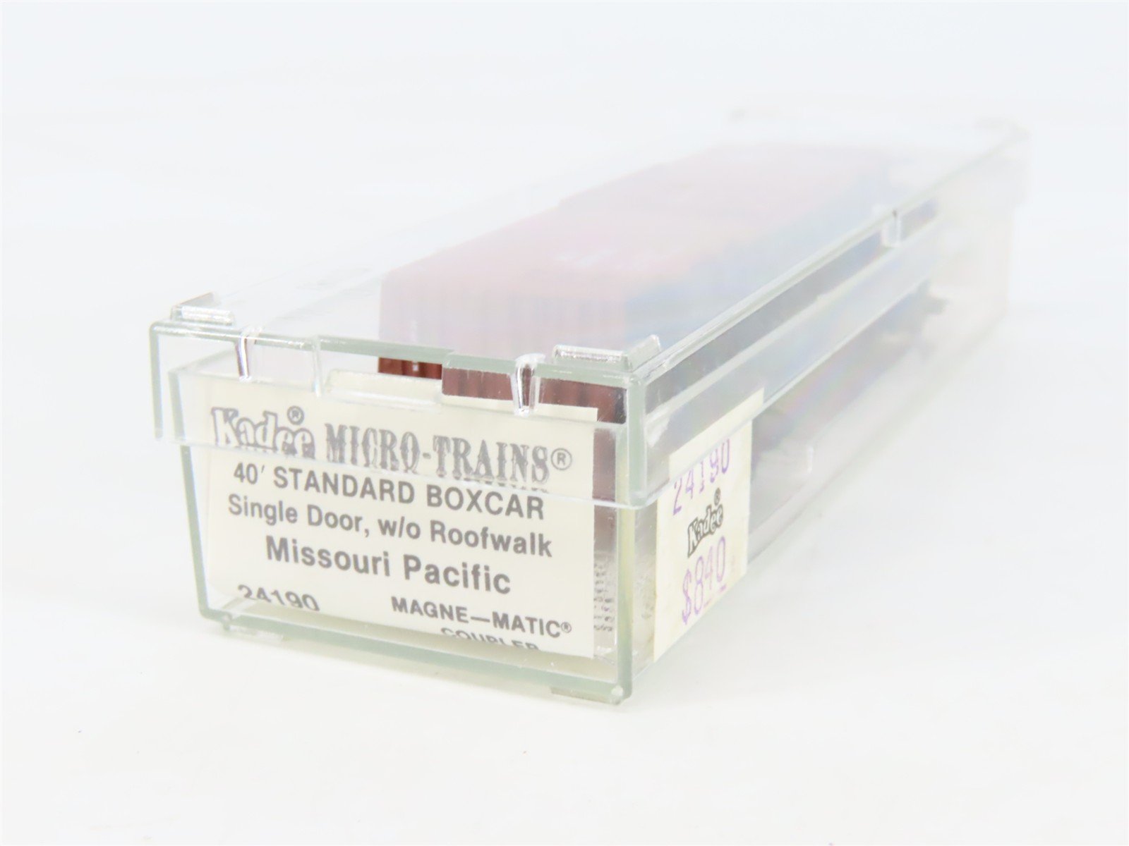 N Scale Kadee Micro-Trains MTL 24190 MP Missouri Pacific 40' Box Car #128730