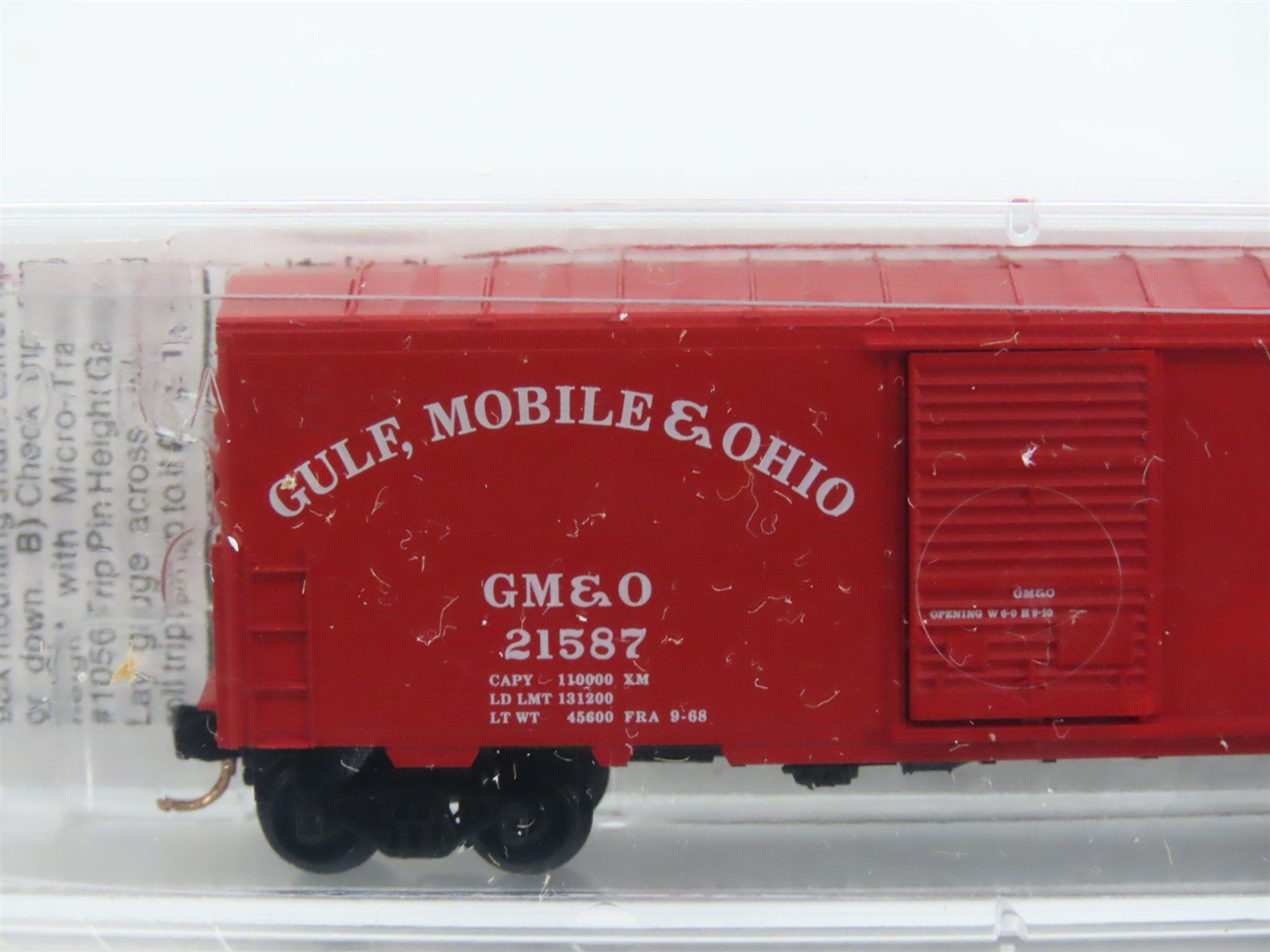 N Scale Micro-Trains MTL 24240 GM&O Gulf Mobile & Ohio 40' Box Car #21587