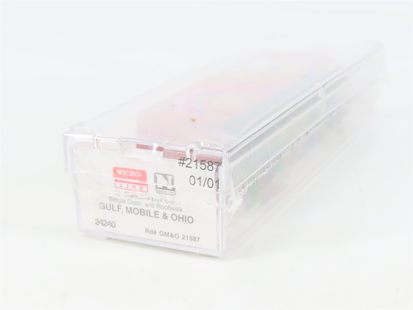 N Scale Micro-Trains MTL 24240 GM&O Gulf Mobile & Ohio 40' Box Car #21587