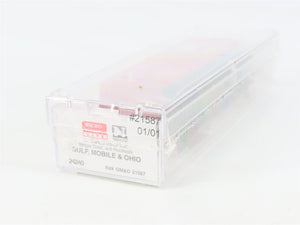 N Scale Micro-Trains MTL 24240 GM&O Gulf Mobile & Ohio 40' Box Car #21587