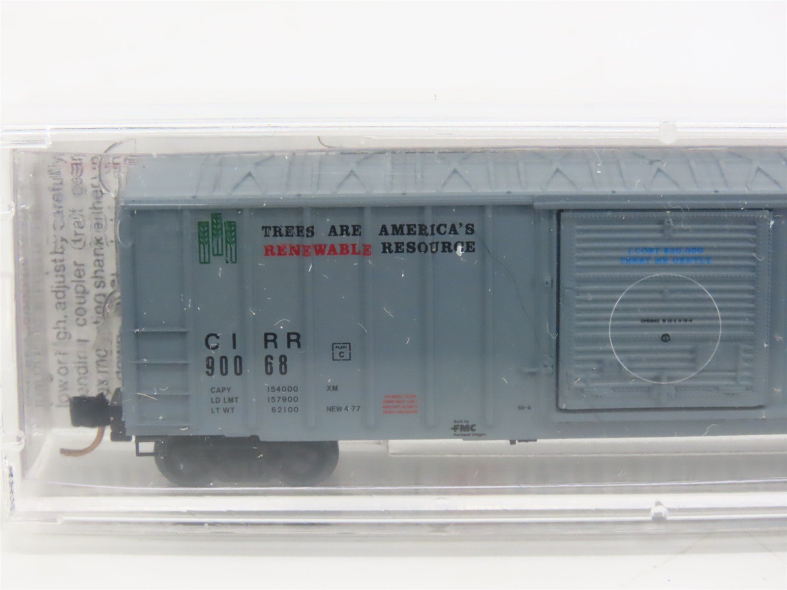 N Scale Micro-Trains MTL 25040 CIRR Chattahoochee Industrial 50' Box Car #90068