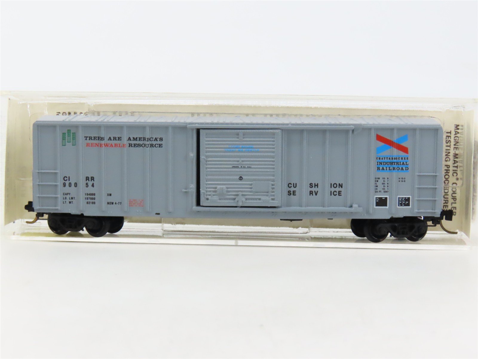 N Kadee Micro-Trains MTL 25040 CIRR Chattahoochee Industrial 50' Box Car #90054