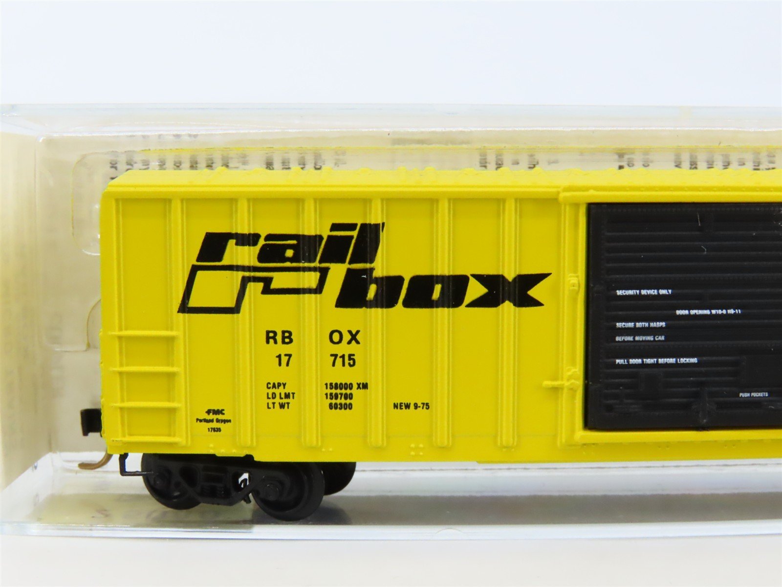N Scale Kadee Micro-Trains MTL 25012 RBOX Railbox 50' Rib Side Box Car #17715