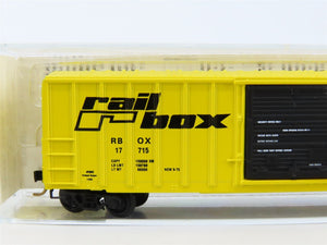 N Scale Kadee Micro-Trains MTL 25012 RBOX Railbox 50' Rib Side Box Car #17715