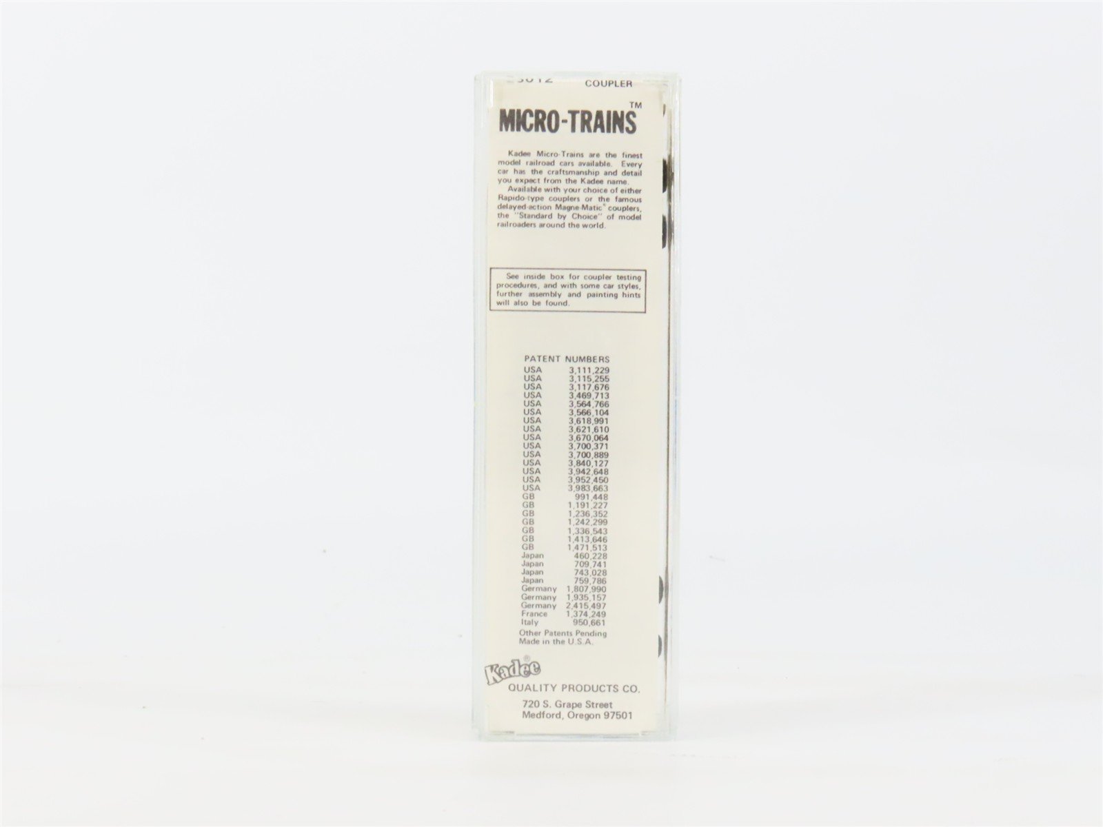 N Scale Kadee Micro-Trains MTL 25012 RBOX Railbox 50' Rib Side Box Car #17715