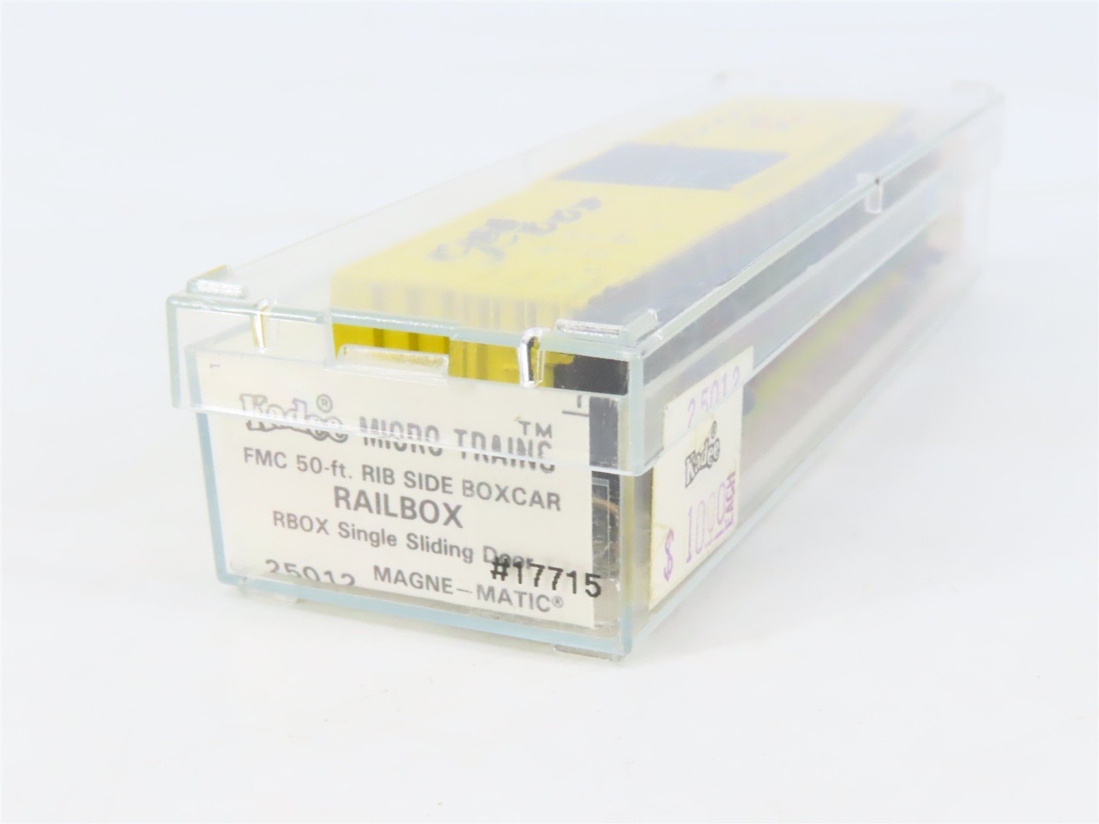 N Scale Kadee Micro-Trains MTL 25012 RBOX Railbox 50' Rib Side Box Car #17715