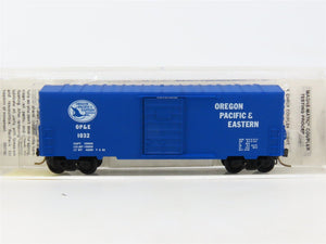 N Scale Micro-Trains MTL 24110 OP&E Oregon Pacific & Eastern 40' Box Car #1032