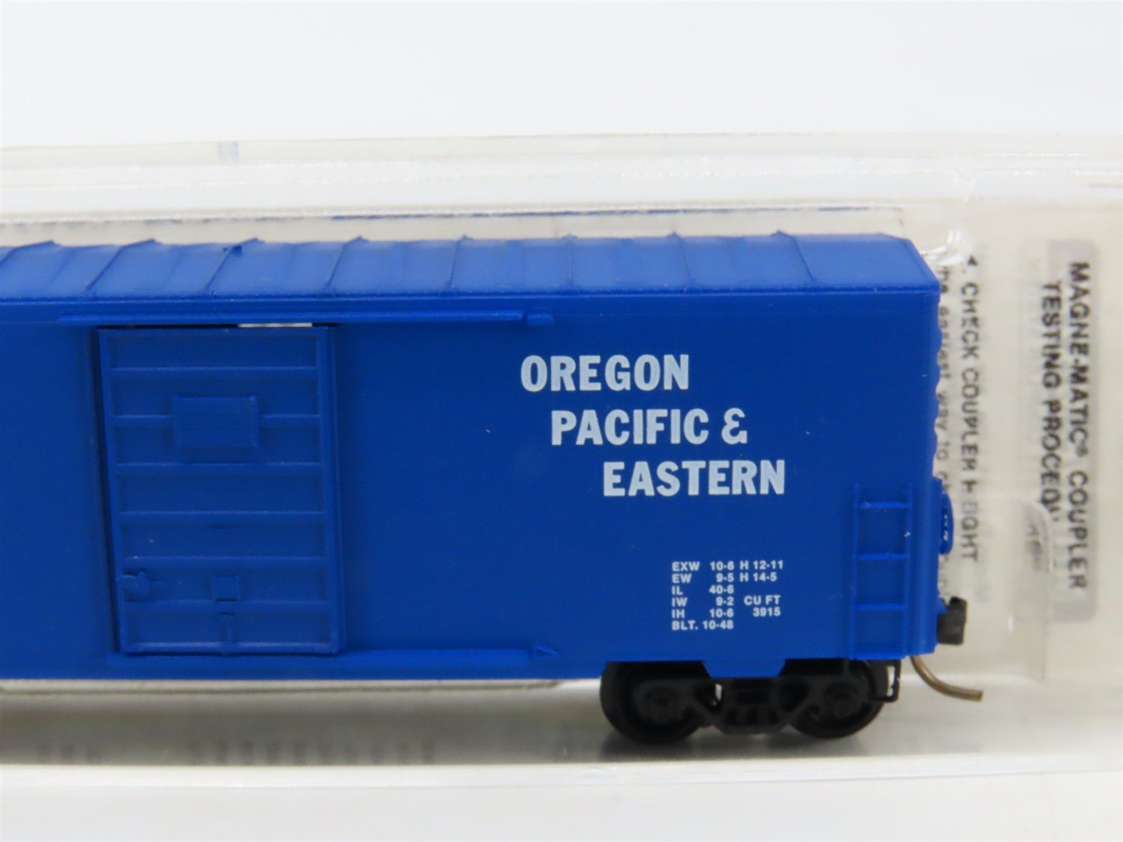N Scale Micro-Trains MTL 24110 OP&E Oregon Pacific & Eastern 40' Box Car #1032
