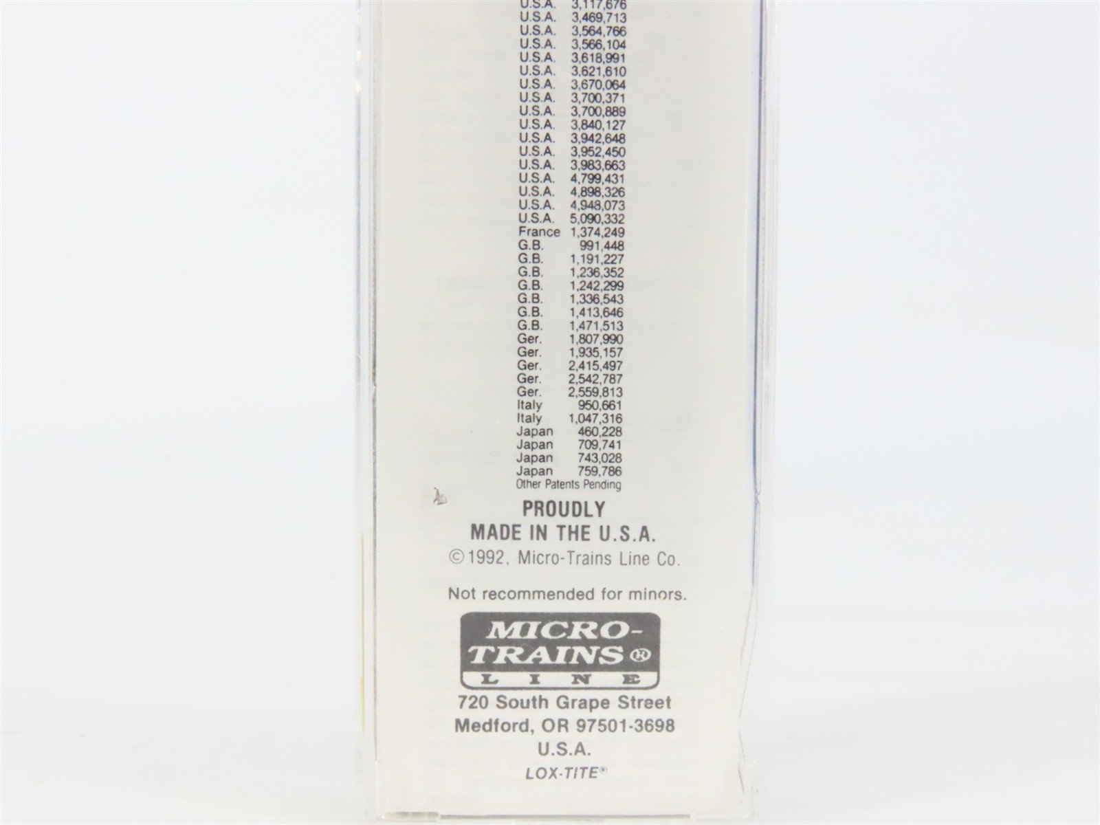 N Scale Micro-Trains MTL 24110 OP&E Oregon Pacific & Eastern 40' Box Car #1032