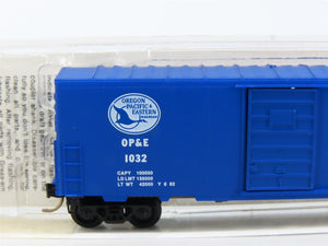 N Scale Micro-Trains MTL 24110 OP&E Oregon Pacific & Eastern 40' Box Car #1032