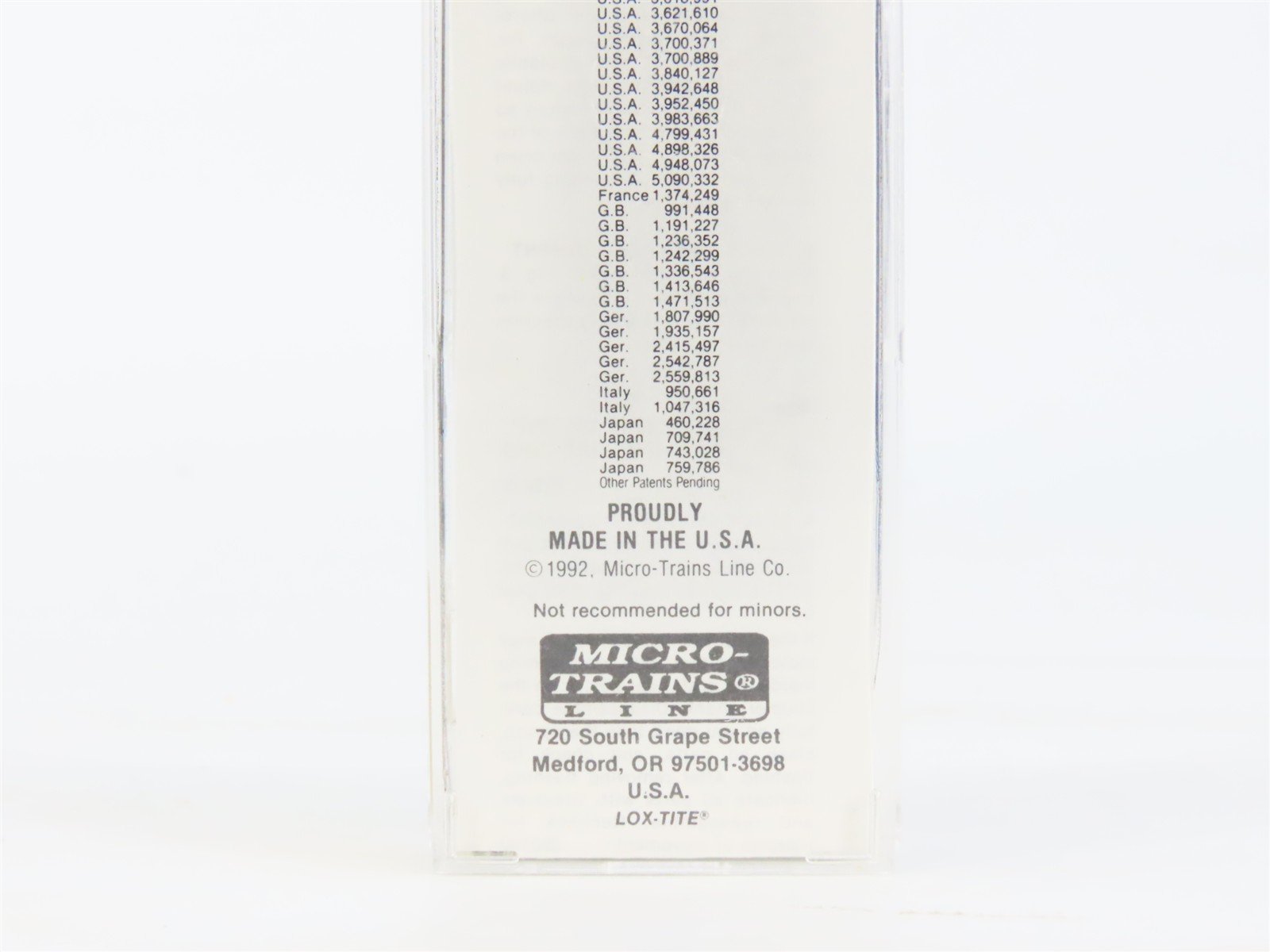 N Scale Micro-Trains MTL 24110 OP&E Oregon Pacific & Eastern 40' Box Car #1032