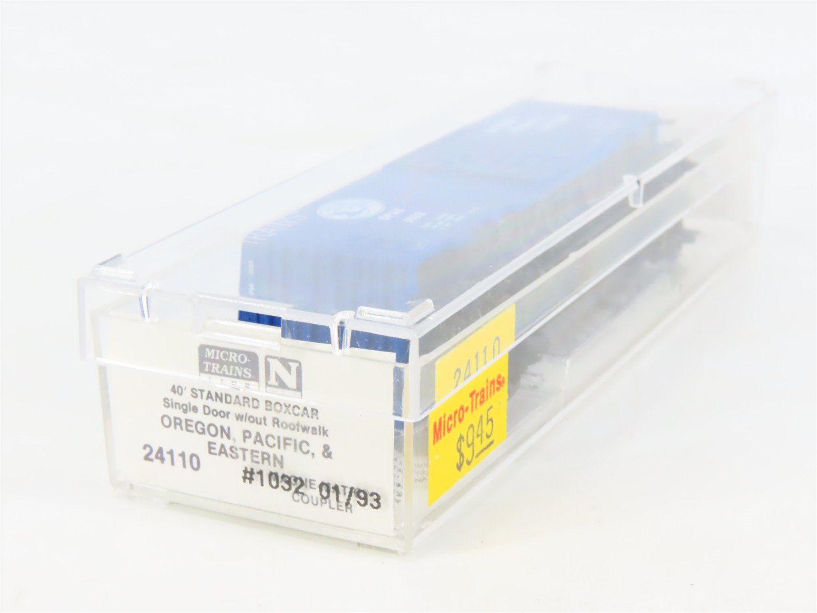 N Scale Micro-Trains MTL 24110 OP&E Oregon Pacific & Eastern 40' Box Car #1032