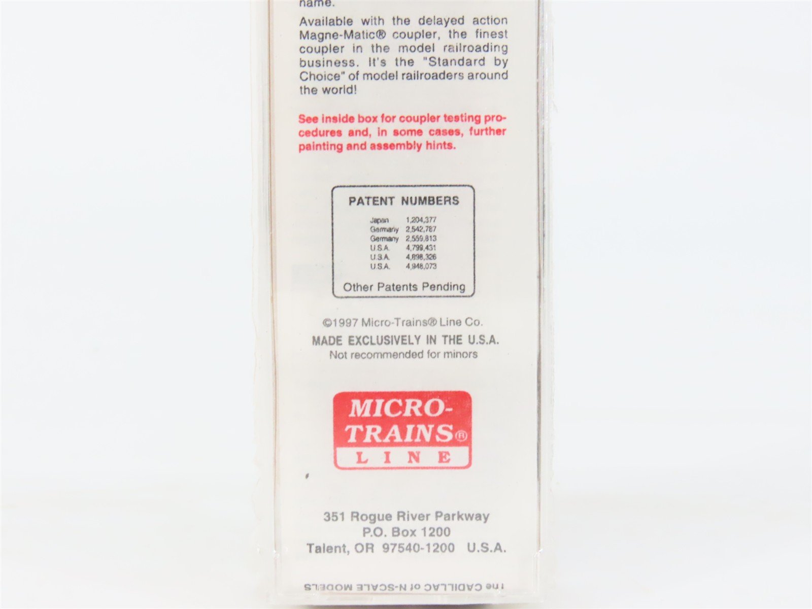 N Micro-Trains MTL 25020 MEC Maine Central Pine Tree Route 50' Box Car #31011