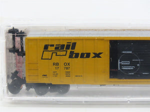 N Scale Micro-Trains MTL 25010 RBOX Railbox 50' Single Door Box Car #17787