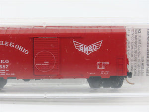 N Scale Micro-Trains MTL 24240 GM&O Gulf Mobile & Ohio 40' Box Car #21587