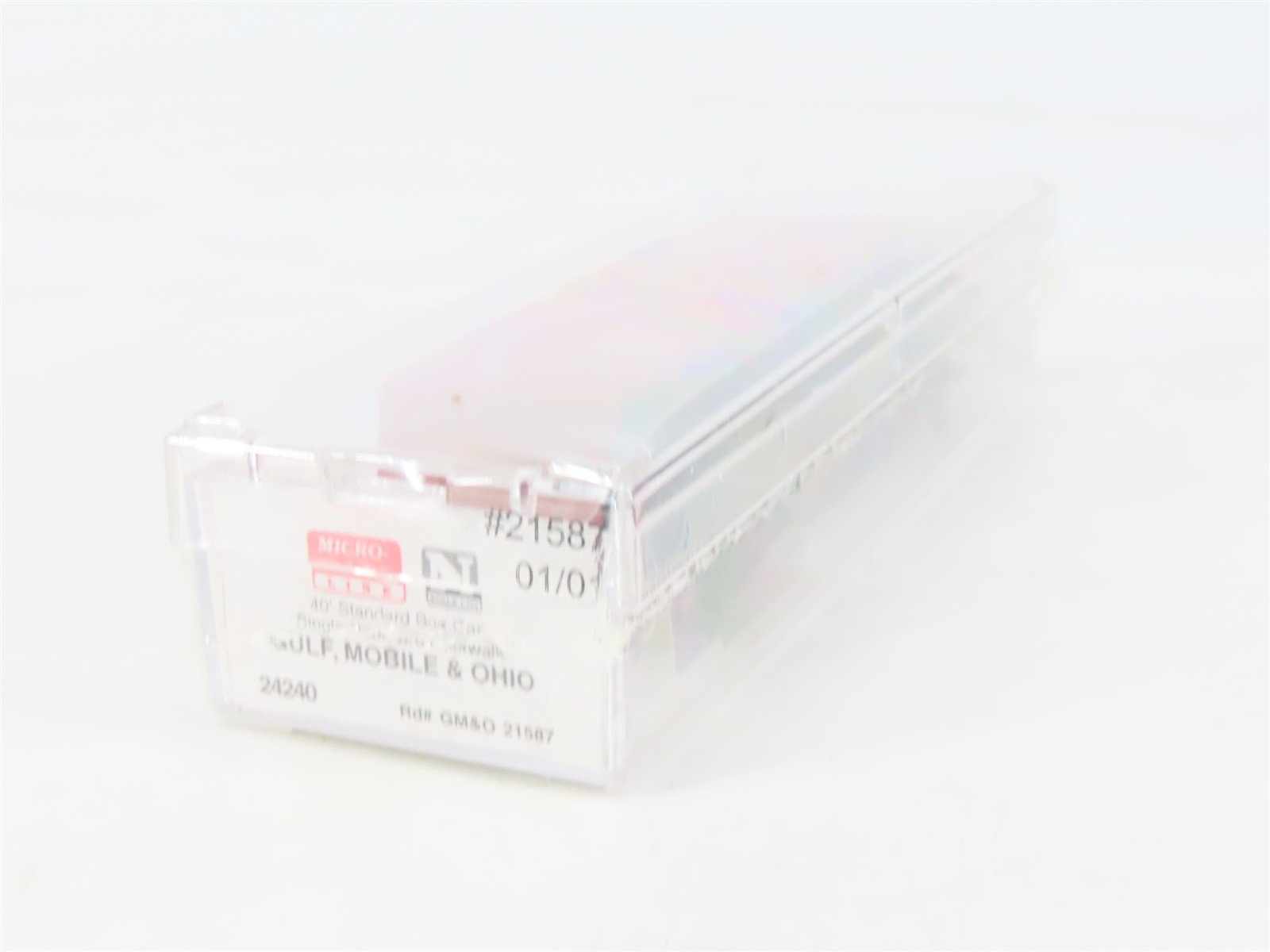 N Scale Micro-Trains MTL 24240 GM&O Gulf Mobile & Ohio 40' Box Car #21587