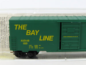 N Kadee Micro-Trains MTL 24210 A&StAB The Bay Line 40' Single Door Box Car #1320