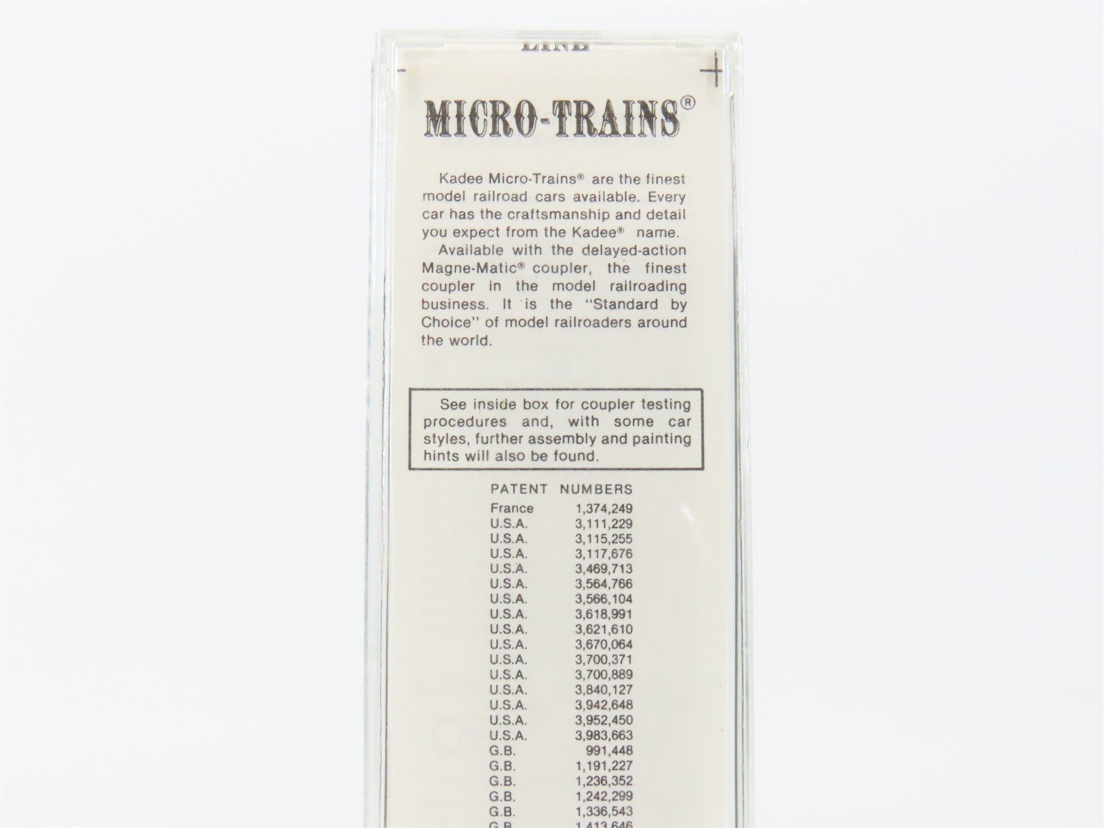 N Kadee Micro-Trains MTL 24210 A&StAB The Bay Line 40' Single Door Box Car #1320