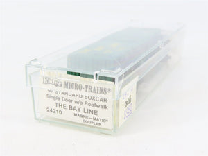 N Kadee Micro-Trains MTL 24210 A&StAB The Bay Line 40' Single Door Box Car #1320