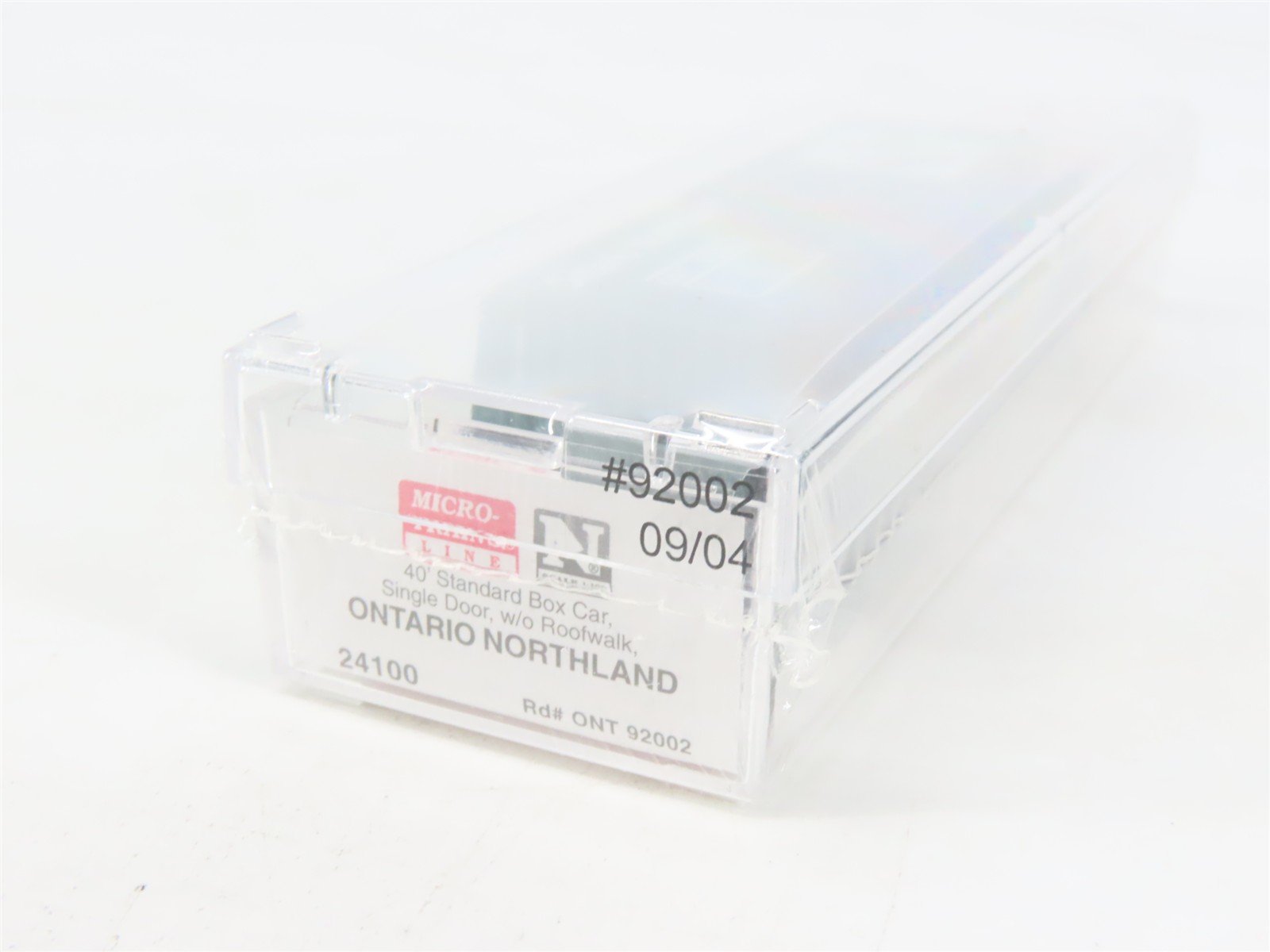 N Scale Micro-Trains MTL 24100 ONT Ontario Northland 40' Box Car #92002