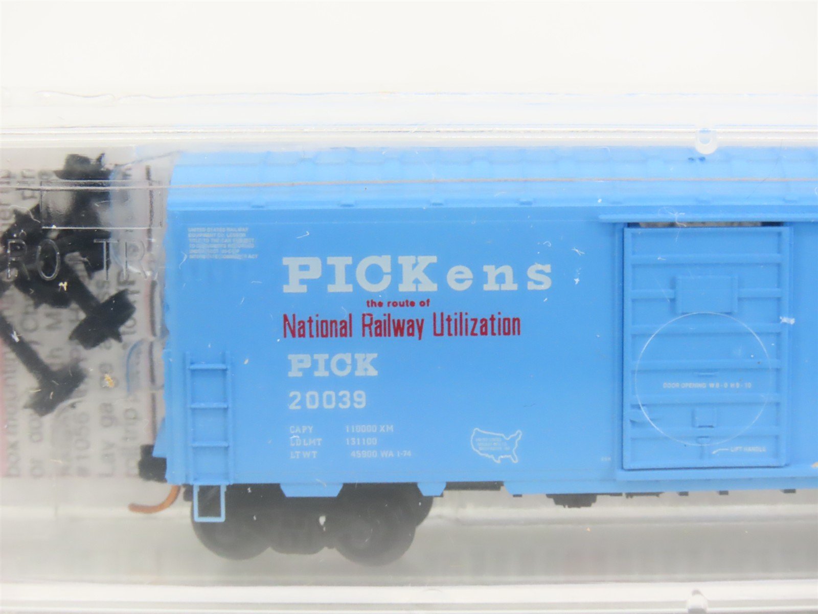 N Scale Micro-Trains MTL 02400140 PICK Pickens 40' Single Door Box Car #20039