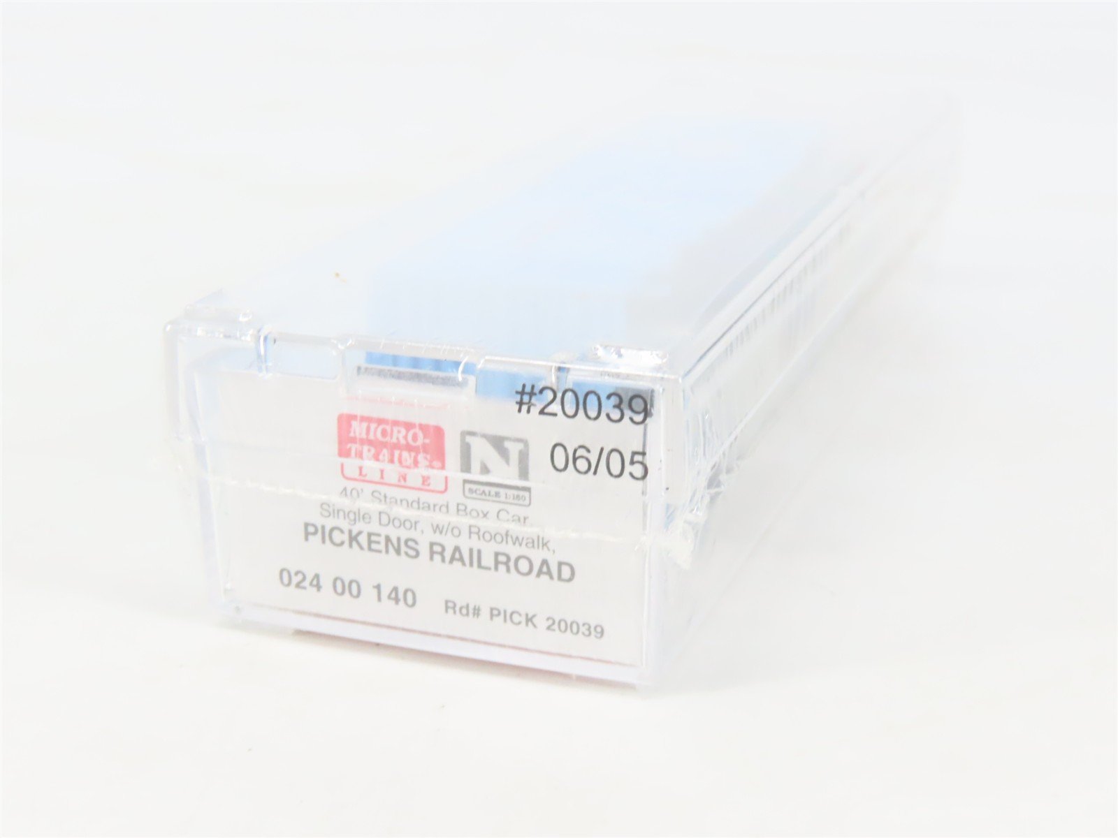 N Scale Micro-Trains MTL 02400140 PICK Pickens 40' Single Door Box Car #20039