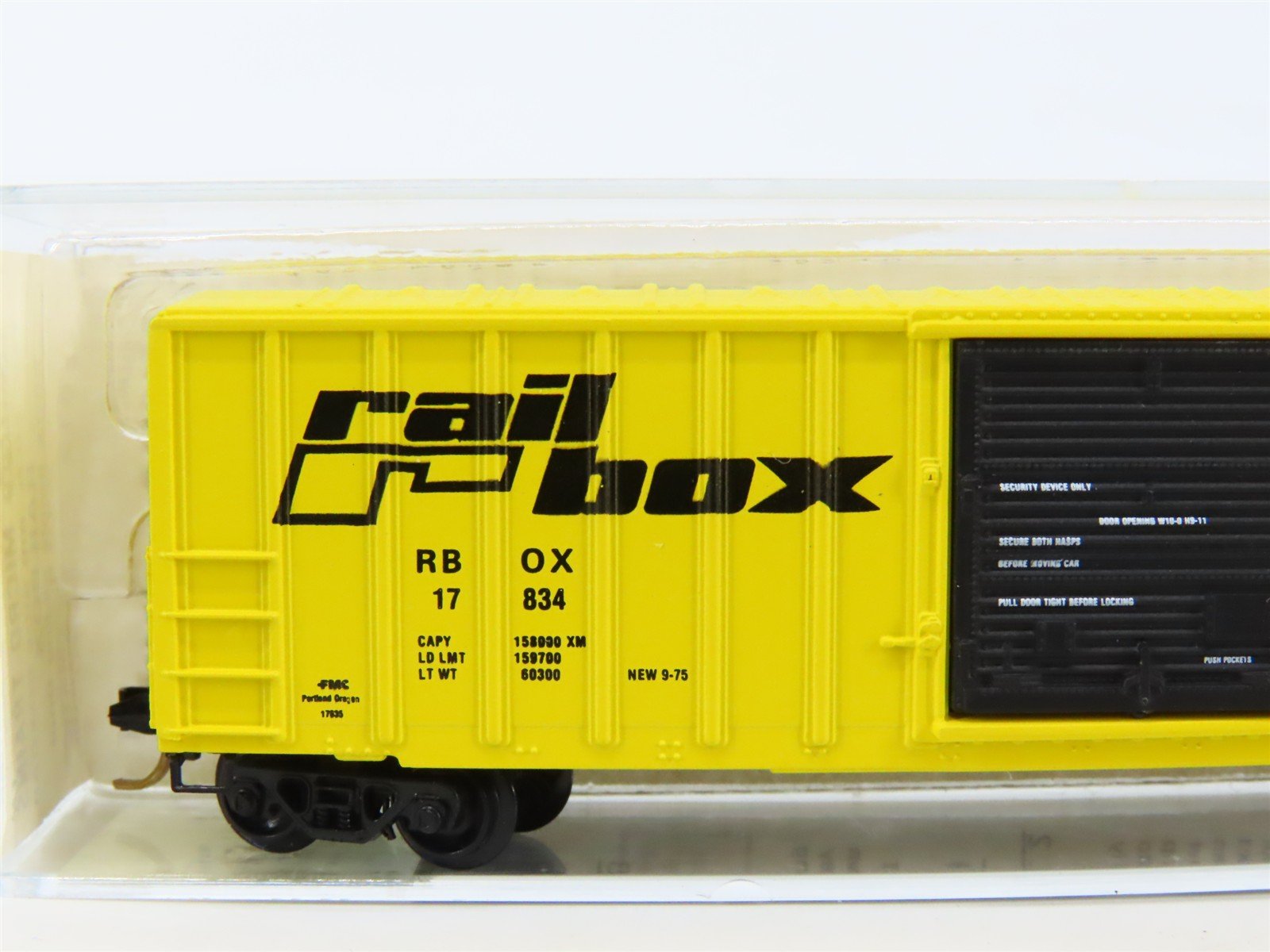 N Scale Kadee Micro-Trains MTL 25012 RBOX Railbox 50' Rib Side Box Car #17834