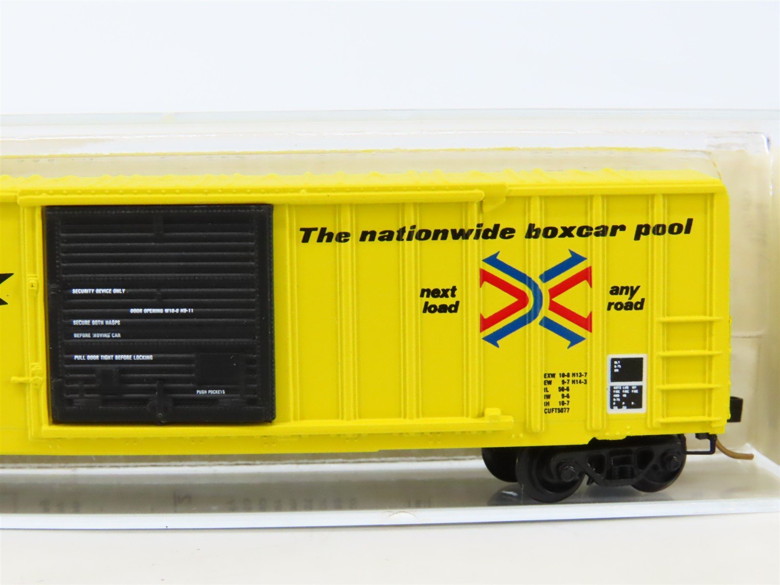 N Scale Kadee Micro-Trains MTL 25012 RBOX Railbox 50' Rib Side Box Car #17834
