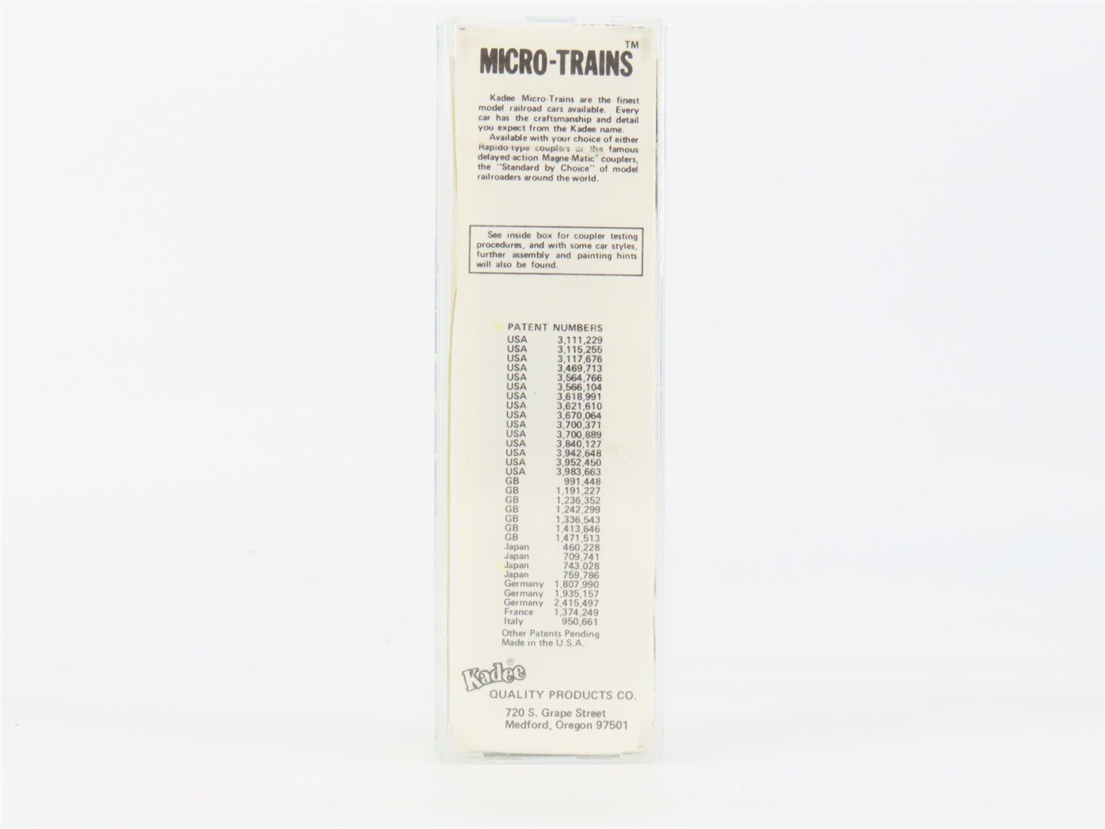 N Scale Kadee Micro-Trains MTL 25012 RBOX Railbox 50' Rib Side Box Car #17834