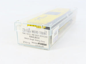 N Scale Kadee Micro-Trains MTL 25012 RBOX Railbox 50' Rib Side Box Car #17834