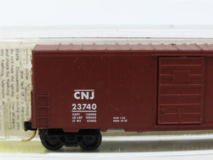 N Scale Kadee Micro-Trains MTL 24150 CNJ Jersey Central 40' Box Car #23740