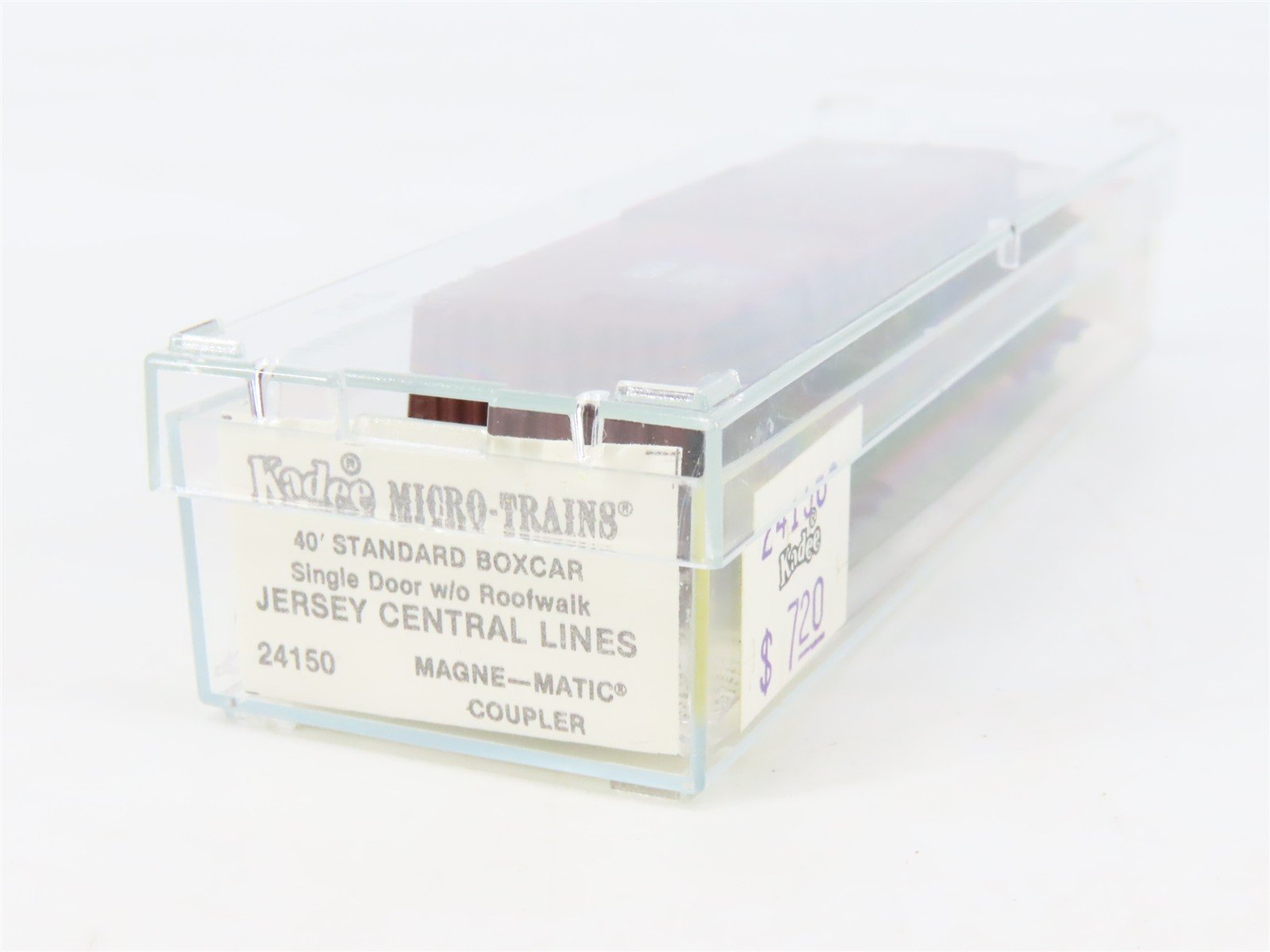 N Scale Kadee Micro-Trains MTL 24150 CNJ Jersey Central 40' Box Car #23740