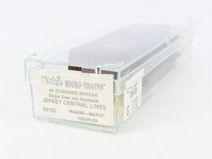 N Scale Kadee Micro-Trains MTL 24150 CNJ Jersey Central 40' Box Car #23740