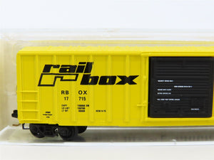 N Scale Kadee Micro-Trains MTL 25012 RBOX Railbox 50' Single Door Box Car #17715