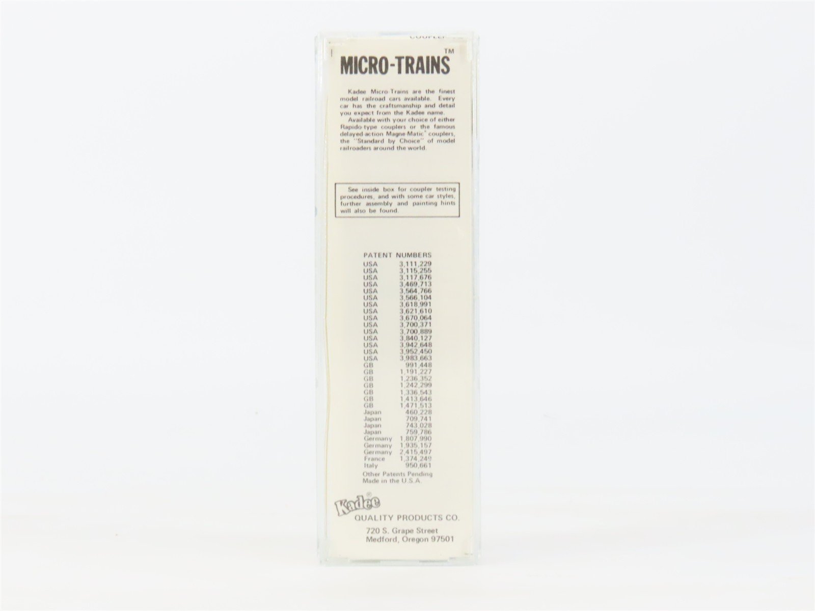 N Scale Kadee Micro-Trains MTL 25012 RBOX Railbox 50' Single Door Box Car #17715