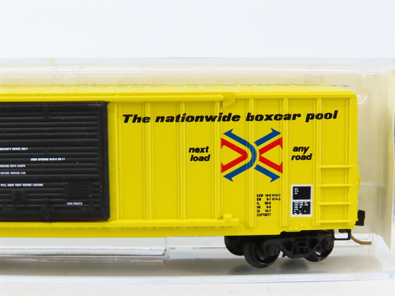 N Scale Kadee Micro-Trains MTL 25012 RBOX Railbox 50' Single Door Box Car #17723